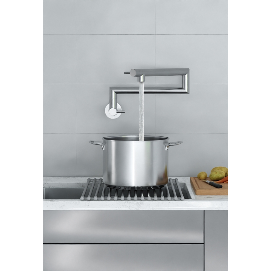 KFA Armatura 6623-030-22 - Kuhinjska pipa z zgibom DUERO POT FILLER nerjaveče jeklo