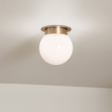 Kichler KL-ALBERS-F-G-CPZ-Stropno svetilo ALBERS 1xE27/40W/230V pr.20,3cm zlato
