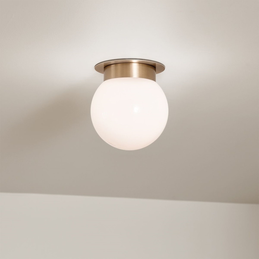 Kichler KL-ALBERS-F-G-CPZ-Stropno svetilo ALBERS 1xE27/40W/230V pr.20,3cm zlato