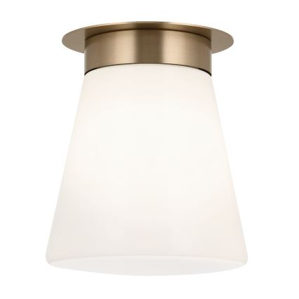 Kichler - Stropna svetilka ALBERS 1xE27/40W/230V premer 21,6 cm bronzasta