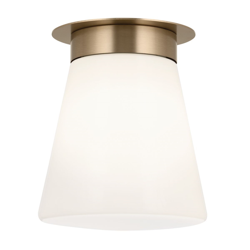 Kichler - Stropna svetilka ALBERS 1xE27/40W/230V premer 21,6 cm bronzasta