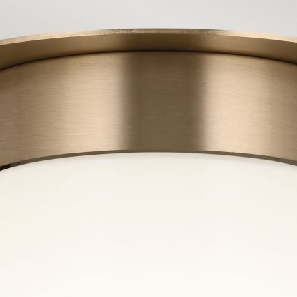 Kichler - Stropna svetilka ALBERS 1xE27/40W/230V premer 21,6 cm bronzasta