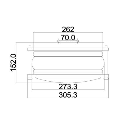 Kichler - Zunanja svetilka ASHLANDBAY 1xE27/60W/230V IP44 bronasta