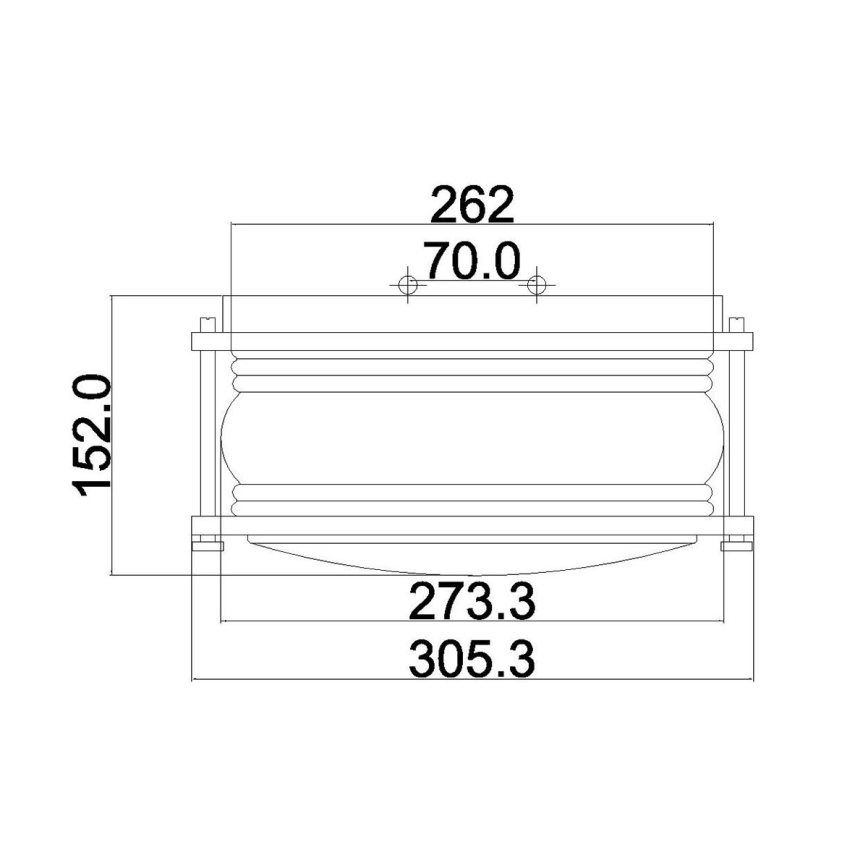 Kichler - Zunanja svetilka ASHLANDBAY 1xE27/60W/230V IP44 bronasta
