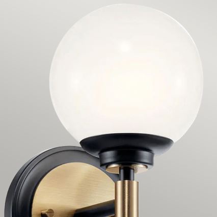 Kichler - LED kopalniška stenska svetilka BENNO 2xG9/3W/230V zlata IP44