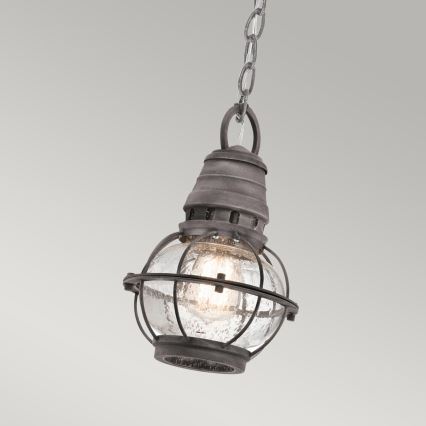 Kichler - Zunanji lestenec na verigi BRIDGE POINT 1xE27/60W/230V IP44