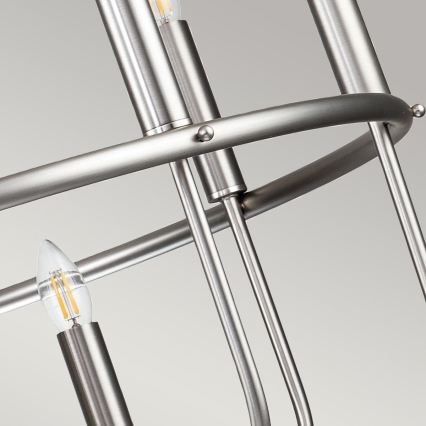 Kichler - Lestenec na verigi CAPITOL HILL 12xE14/40W/230V matni krom