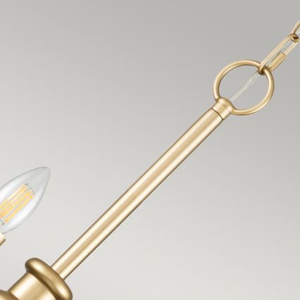 Kichler - Lestenec na verigi. CAPITOL HILL 12xE14/40W/230V zlata