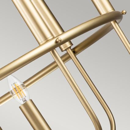 Kichler - Lestenec na verigi. CAPITOL HILL 12xE14/40W/230V zlata