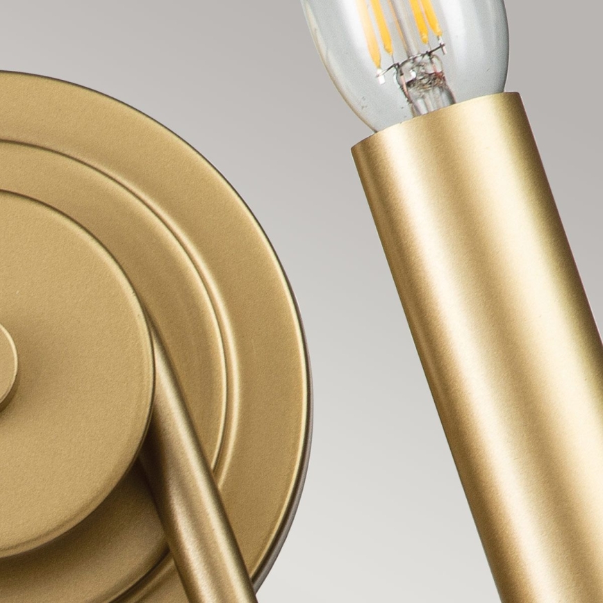 Kichler - Stensko svetilo CAPITOL HILL 2xE14/40W/230V v zlati barvi