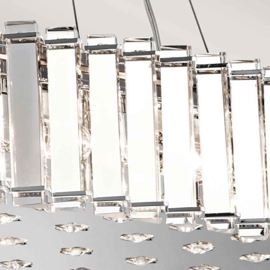 Kichler - LED Kopalniški lestenec na vrvici CRYSTAL SKYE 12xG9/3W/230V IP44