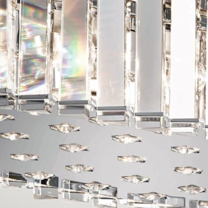 Kichler - LED Kopalniški lestenec na vrvici CRYSTAL SKYE 12xG9/3W/230V IP44