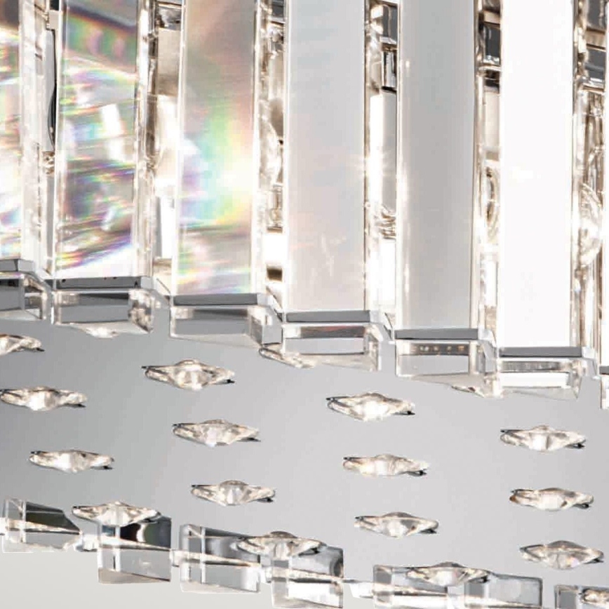 Kichler - LED Kopalniški lestenec na vrvici CRYSTAL SKYE 12xG9/3W/230V IP44