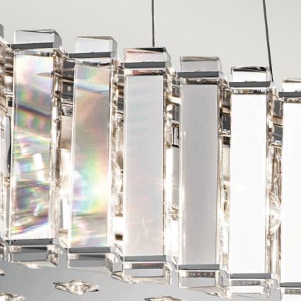 Kichler - LED Kopalniški lestenec na vrvici CRYSTAL SKYE 8xG9/3W/230V IP44