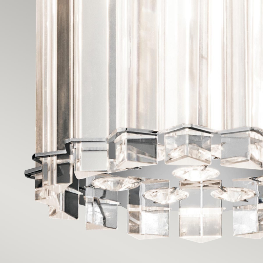 Kichler - LED Kopalniški lestenec na vrvici CRYSTAL SKYE 2xG9/3W/230V IP44