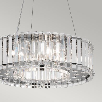 Kichler - LED Kopalniški lestenec na vrvici CRYSTAL SKYE 6xG9/3W/230V IP44