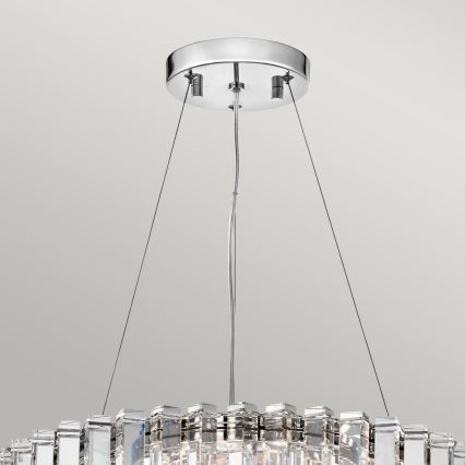 Kichler - LED Kopalniški lestenec na vrvici CRYSTAL SKYE 8xG9/3W/230V IP44