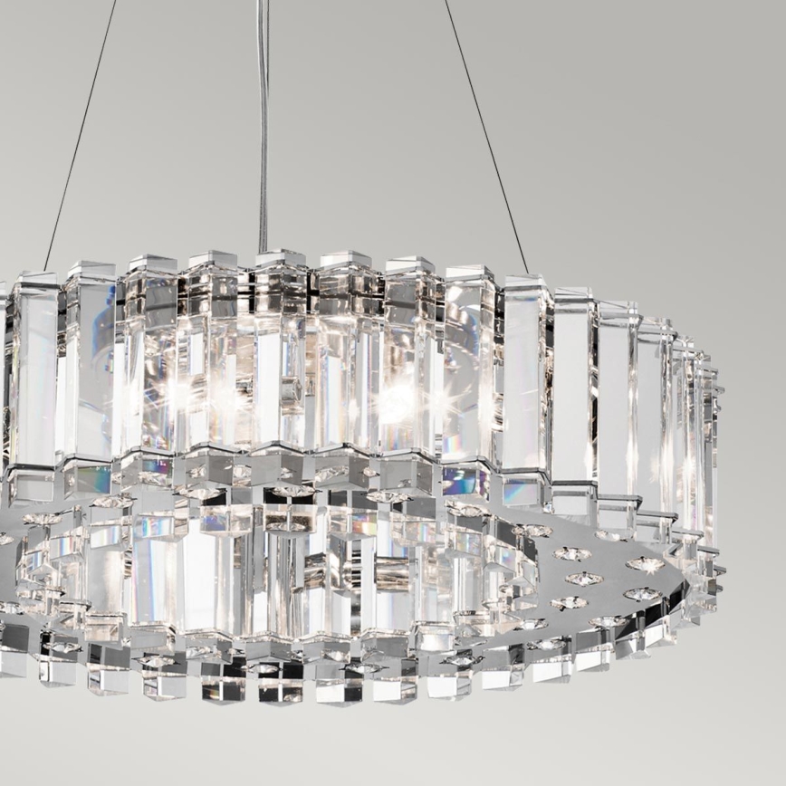 Kichler - LED Kopalniški lestenec na vrvici CRYSTAL SKYE 8xG9/3W/230V IP44