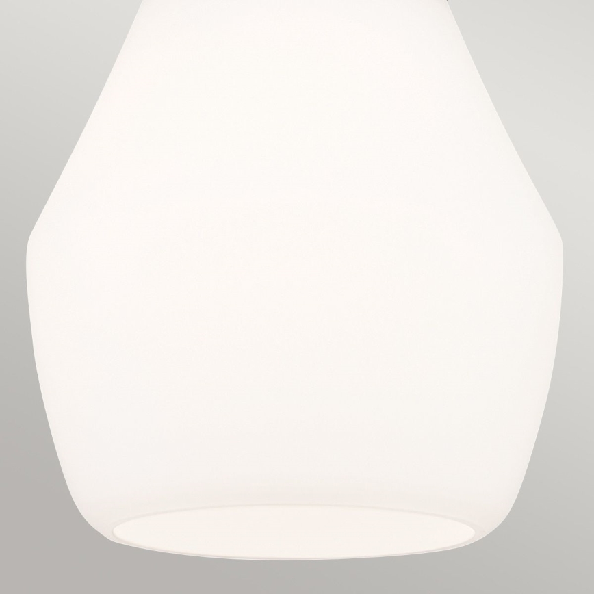 Kichler - Stropni lestenec na palici DEELA 1xE27/60W/230V premer 17,8 cm črna