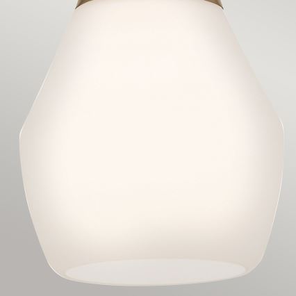 Kichler - Lestenec na drogu DEELA 1xE27/60W/230V pr. 17,8 cm medenina