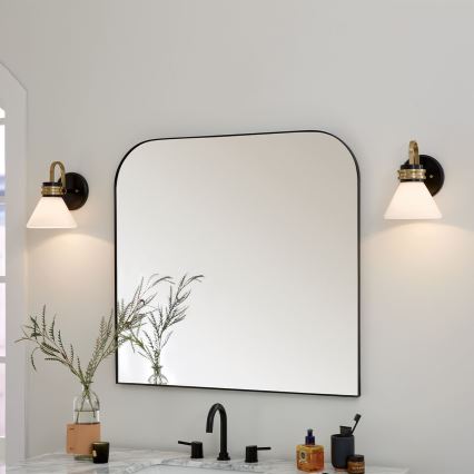 Kichler - LED Kopalniška stenska svetilka FARUM 1xG9/3W/230V IP44 črna/medenina
