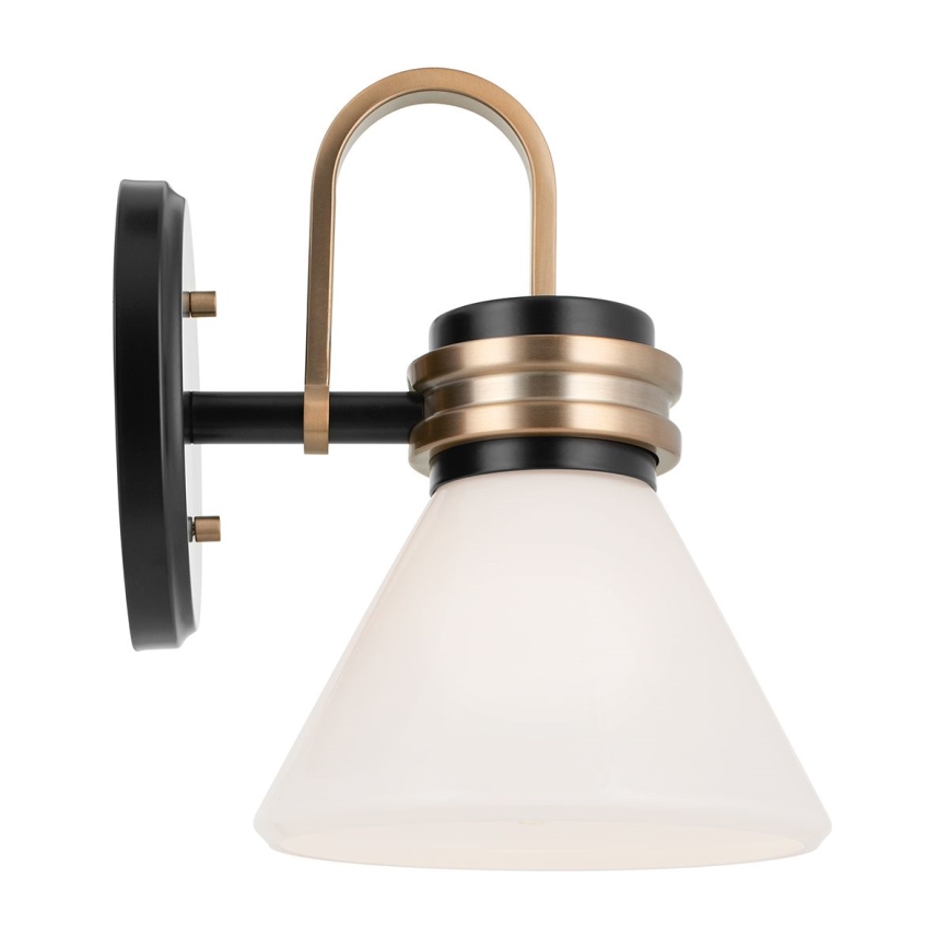 Kichler - LED Kopalniška stenska svetilka FARUM 1xG9/3W/230V IP44 črna/medenina