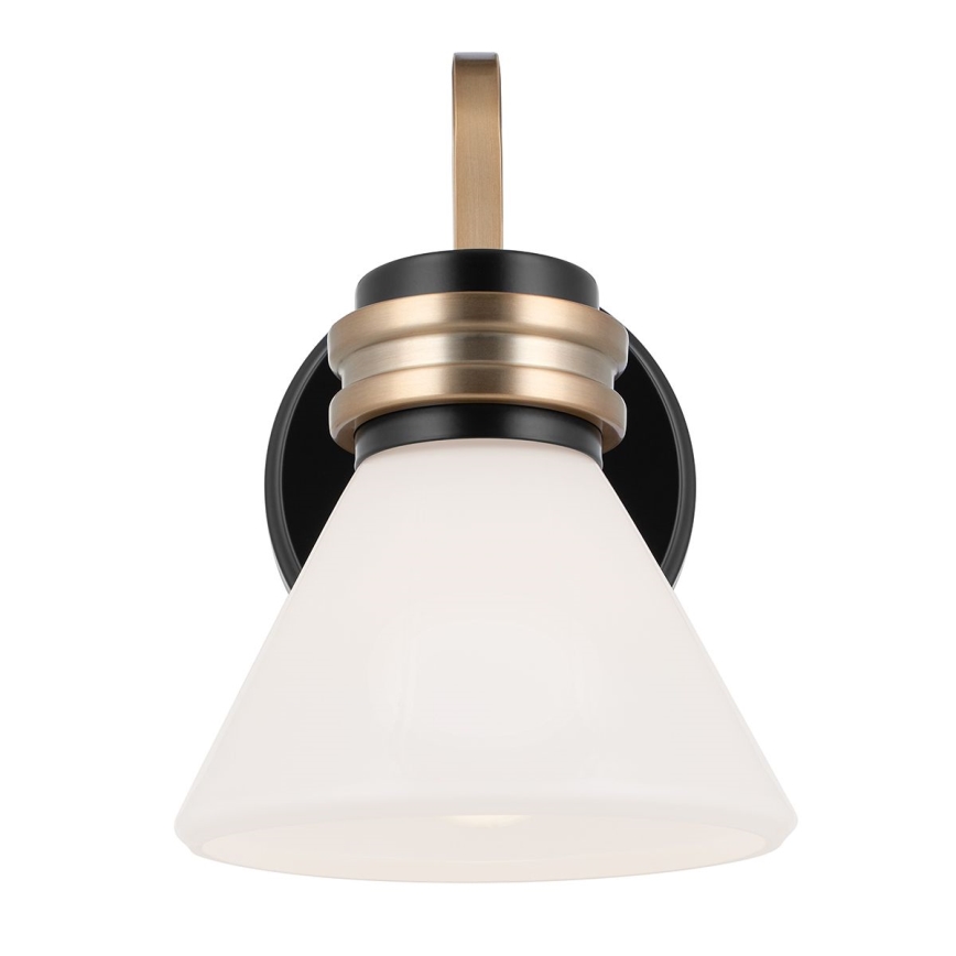 Kichler - LED Kopalniška stenska svetilka FARUM 1xG9/3W/230V IP44 črna/medenina