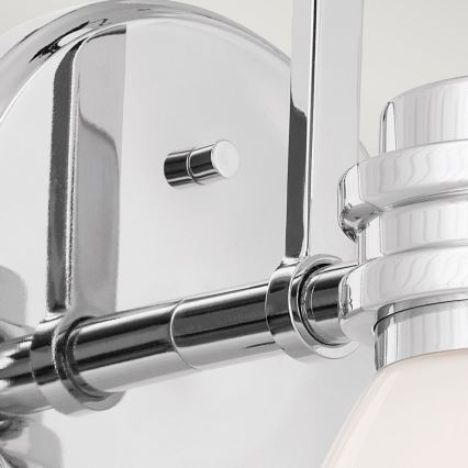 Kichler - LED Kopalniška stenska svetilka FARUM 1xG9/3W/230V IP44 sijajni krom