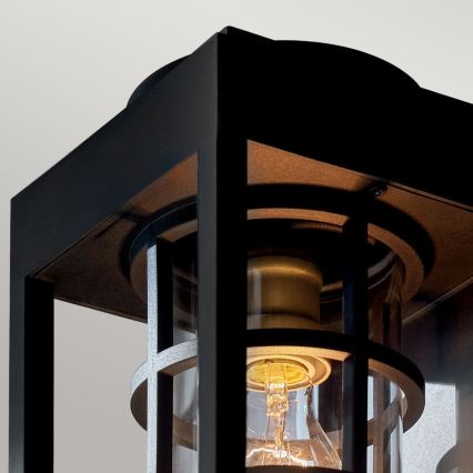 Kichler - Zunanja stenska svetilka HONE M 1xE27/60W/230V IP44 črna