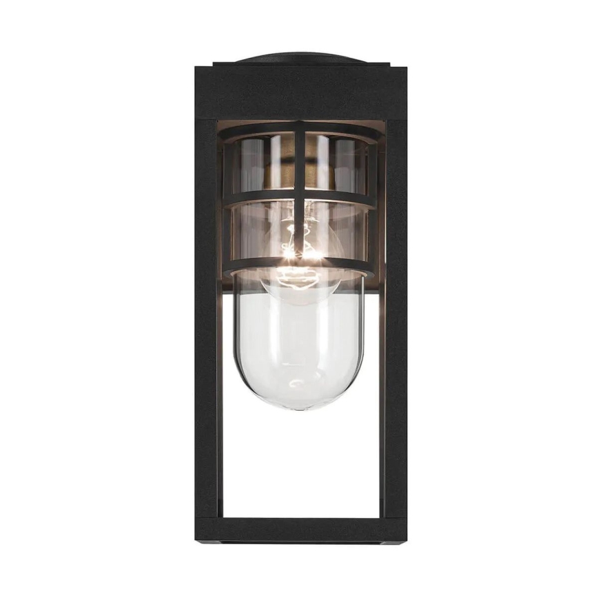 Kichler - Zunanja stenska svetilka HONE 1xE27/60W/230V IP44 črna