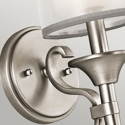 Kichler - Stensko svetilo LACEY 1xE14/40W/230V matni krom