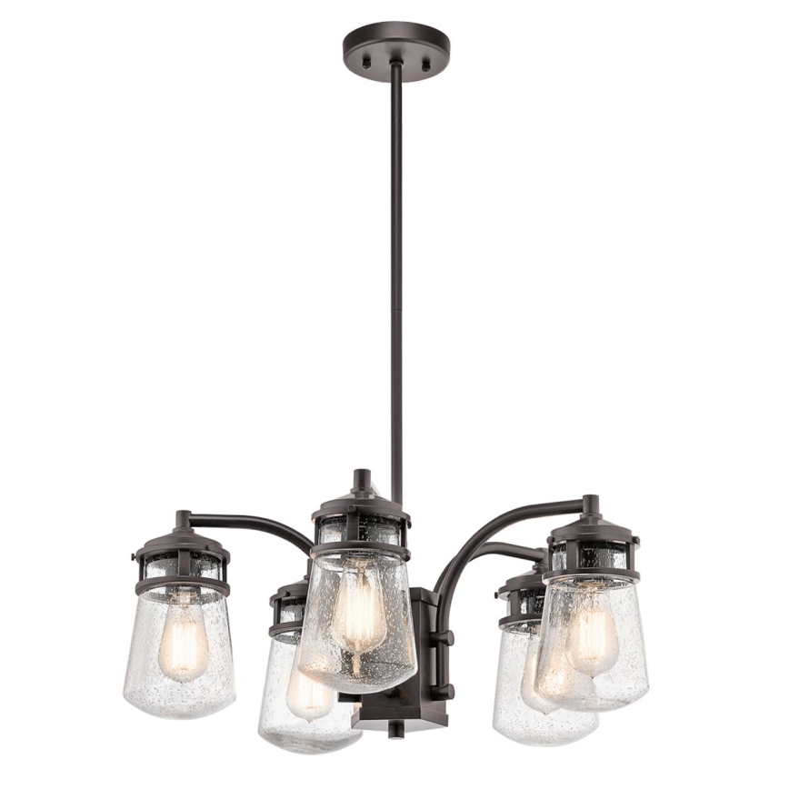 Kichler - Zunanji lestenec na drogu LYNDON 5xE27/60W/230V IP44