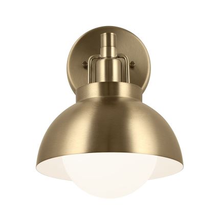 Kichler - Stenska svetilka NIVA 1xE27/40W/230V medenina