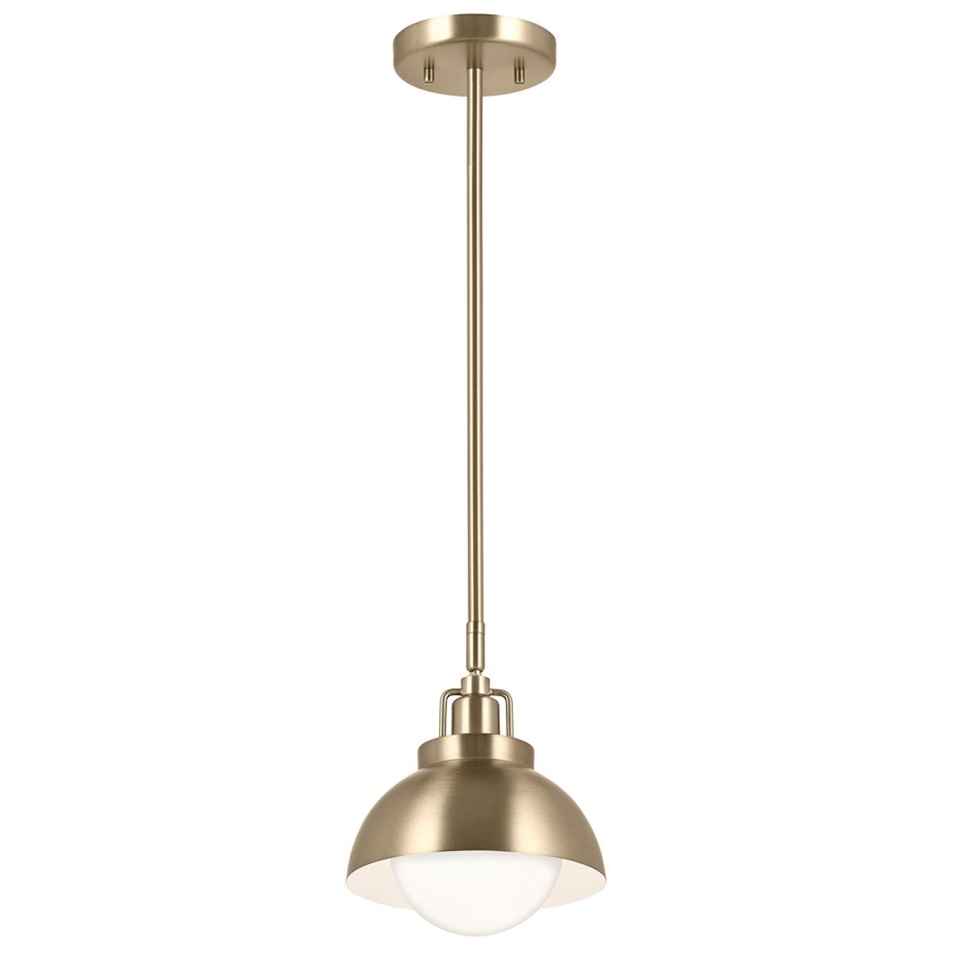 Kichler - Stenska svetilka NIVA 1xE27/40W/230V medenina