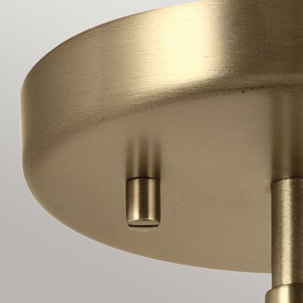 Kichler - Stenska svetilka NIVA 1xE27/40W/230V medenina