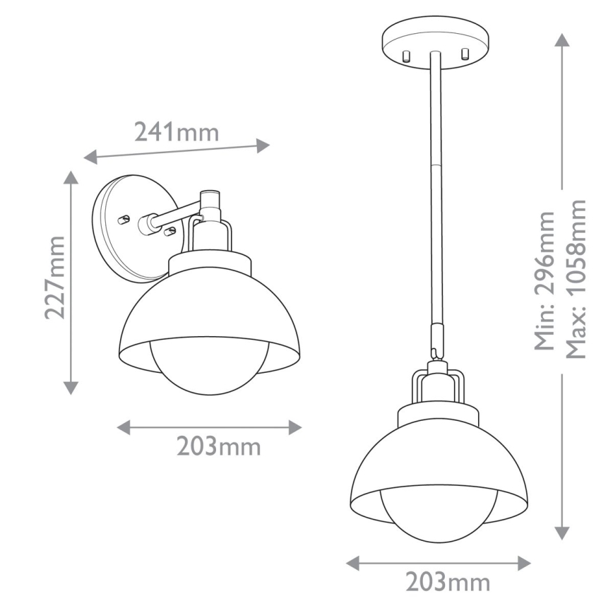 Kichler - Stenska svetilka NIVA 1xE27/40W/230V medenina