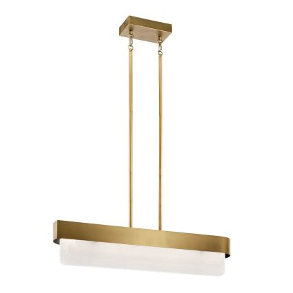 Kichler - LED lestenec na drogu SERENE LED/40W/230V v zlati barvi
