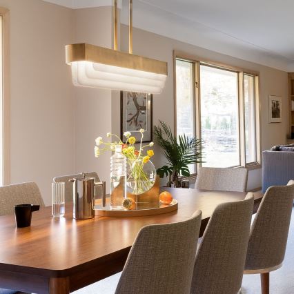 Kichler - LED lestenec na drogu SERENE LED/40W/230V v zlati barvi