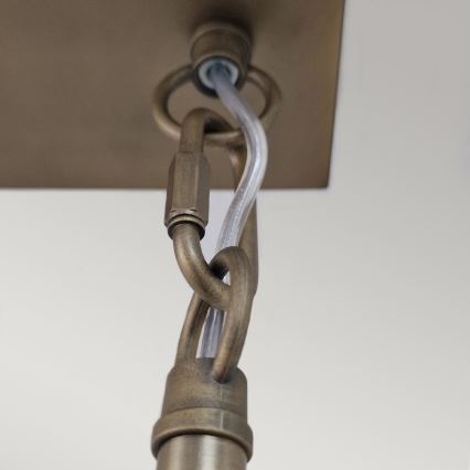 Kichler - LED lestenec na drogu SERENE LED/40W/230V v zlati barvi