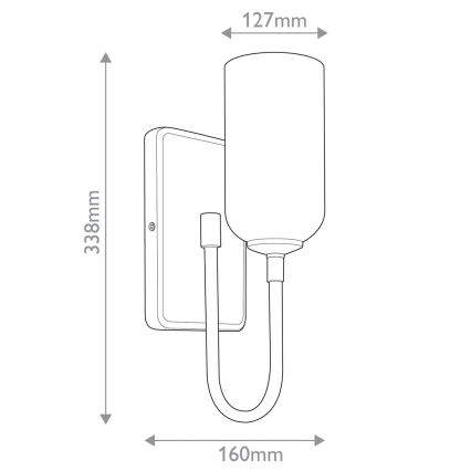Kichler - LED kopalniška svetilka SOLIA 1xG9/3W/230V IP44 zlata