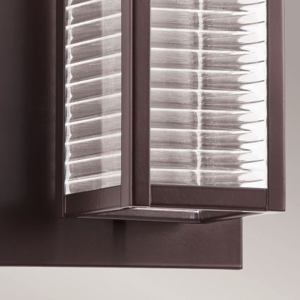 Kichler - LED Zunanja stenska svetilka SOREL 1xGU10/7W/230V IP44 rjava