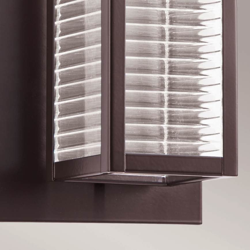 Kichler - LED Zunanja stenska svetilka SOREL 1xGU10/7W/230V IP44 rjava