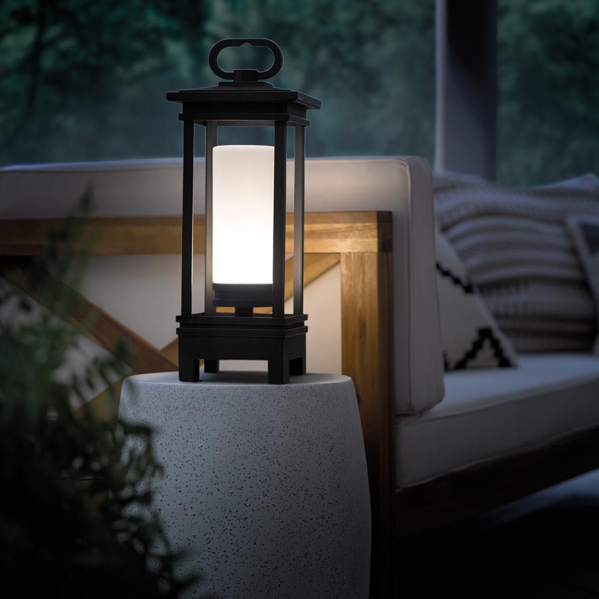 Kichler - LED Zunanja polnilna namizna svetilka z zvočnikom SOUTH HOPE LED/3W/230V 8800 mAh IP44