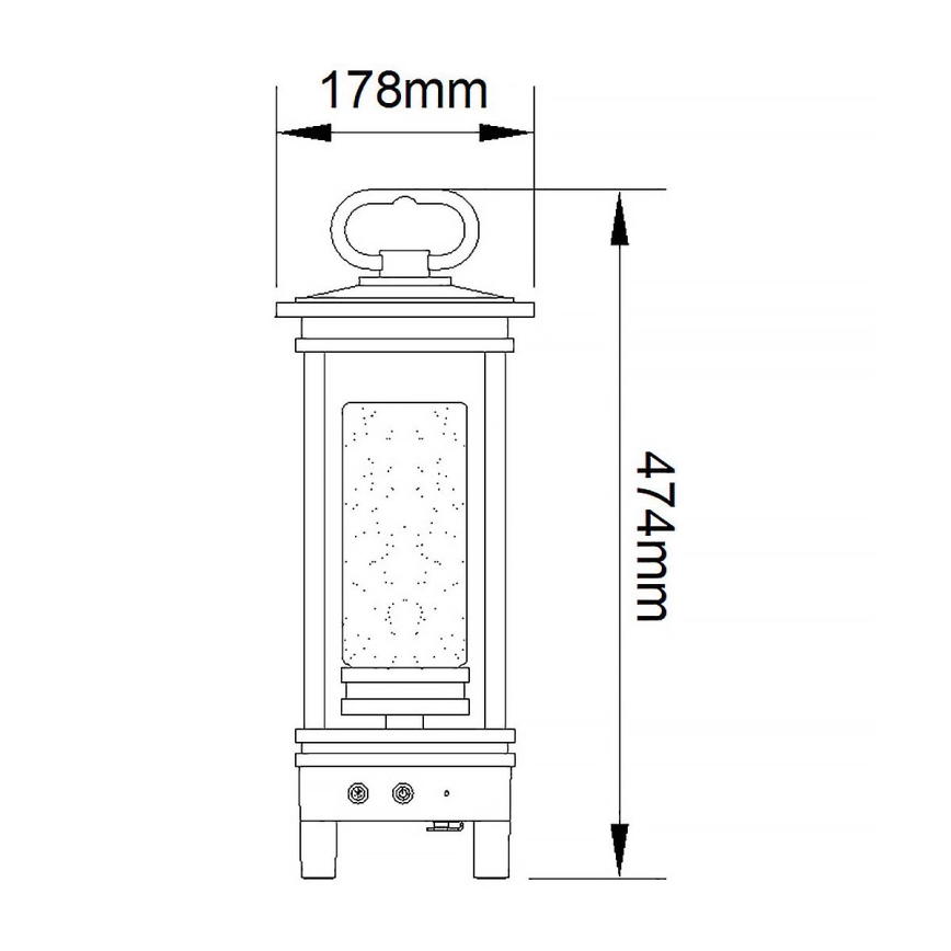 Kichler - LED Zunanja polnilna namizna svetilka z zvočnikom SOUTH HOPE LED/3W/230V 8800 mAh IP44
