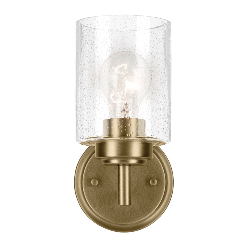 Kichler - Stenska svetilka WINSLOW 1xE27/60W/230V medenina