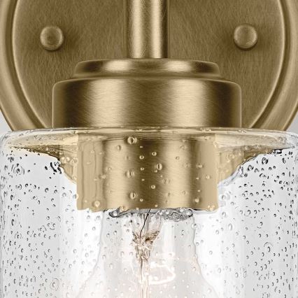 Kichler - Stenska svetilka WINSLOW 1xE27/60W/230V medenina
