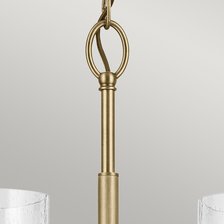 Kichler - Lestenec na verigi WINSLOW 5xE27/60W/230V pr. 50,2 cm medenina