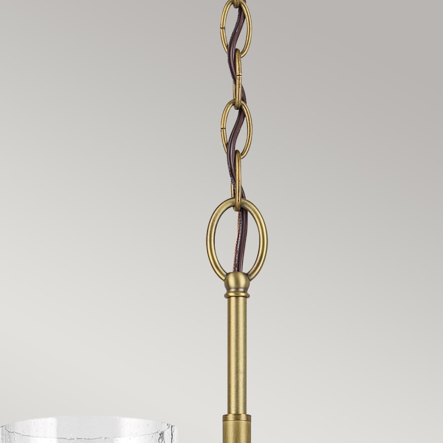 Kichler - Lestenec na verigi WINSLOW 6xE27/60W/230V pr. 66 cm medenina