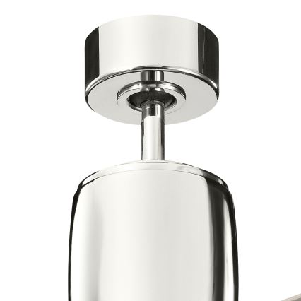 Kichler - Stropni ventilator FERRON sijajni krom + Daljinski upravljalnik