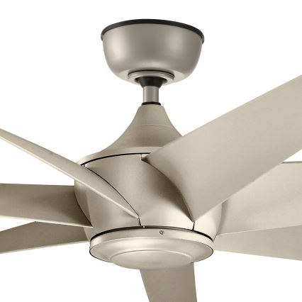 Kichler - Stropni ventilator LEHR IP44 + Daljinski upravljalnik
